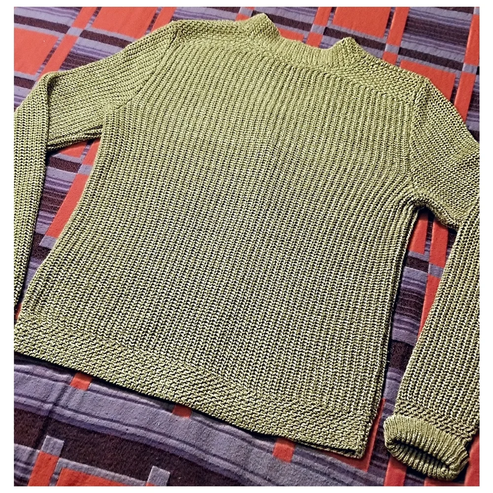DOUBLE RL RALPH LAUREN RRL COTTON/ LINEN BLEND CARDIGAN SWEATER- SIZE SMALL